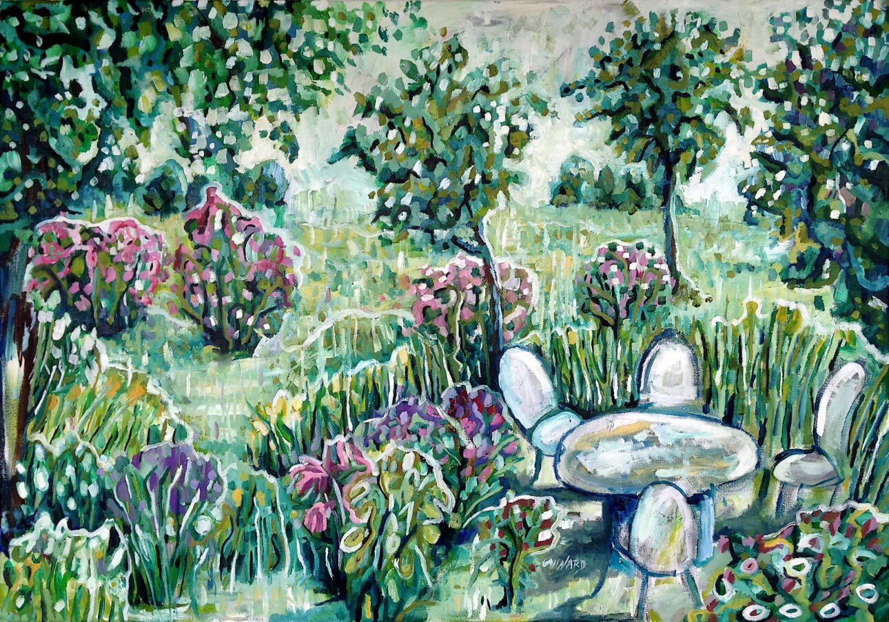 Garten und Tisch