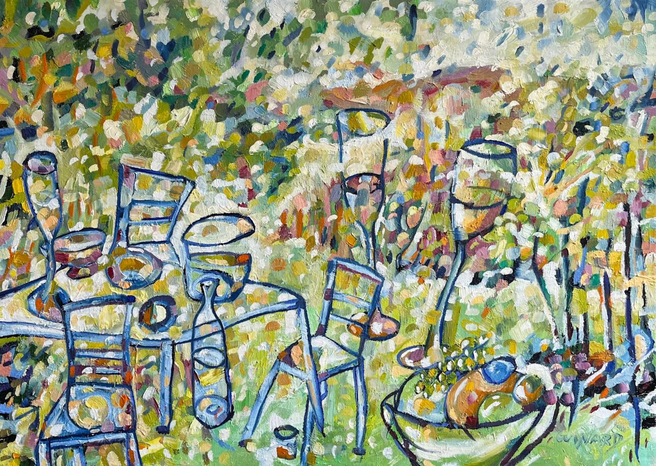 Essen und Trinken im Garten